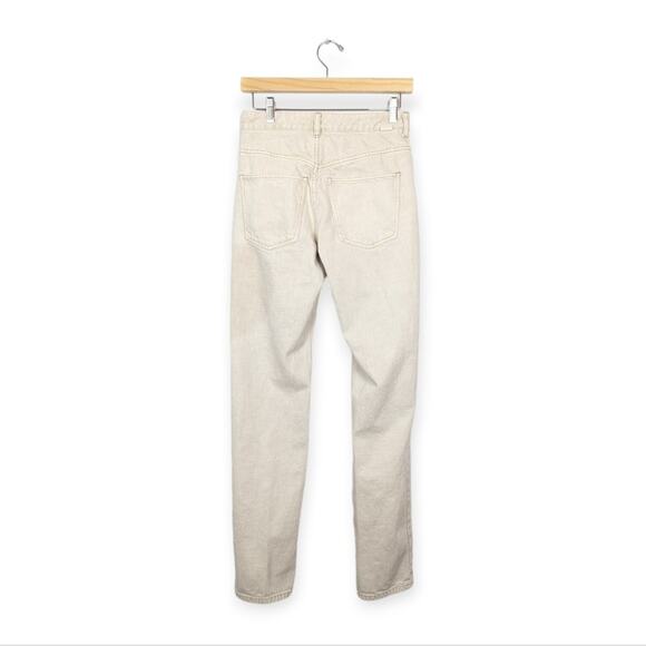 NWT Isabel Marant Etoile Ecru Vendelia Straight Jeans Size 32 00 - Picture 2 of 10